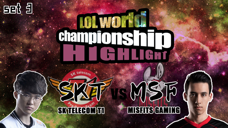 SKT vs MSF  하이라이트 8강 set 3 [17.10.20] 2017 LoL World Championship 썸네일