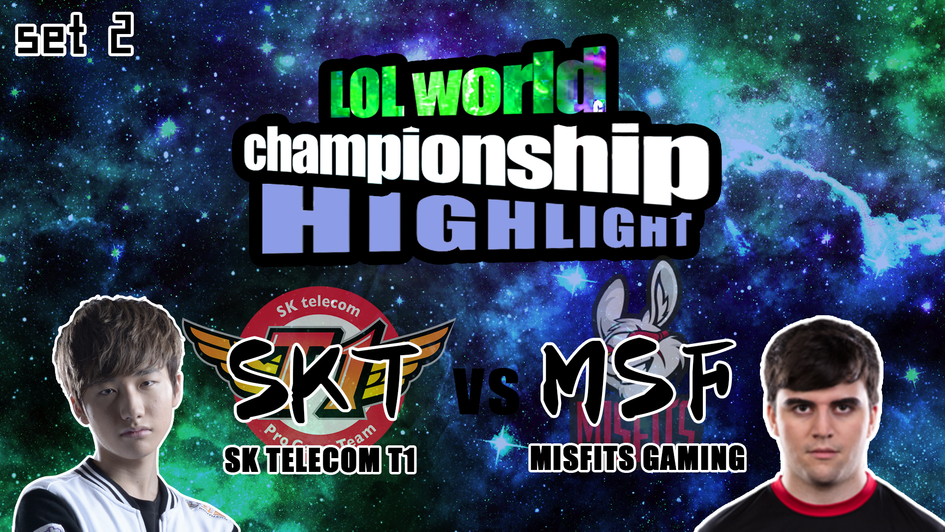 SKT vs MSF  하이라이트 8강 set 2 [17.10.20] 2017 LoL World Championship 썸네일