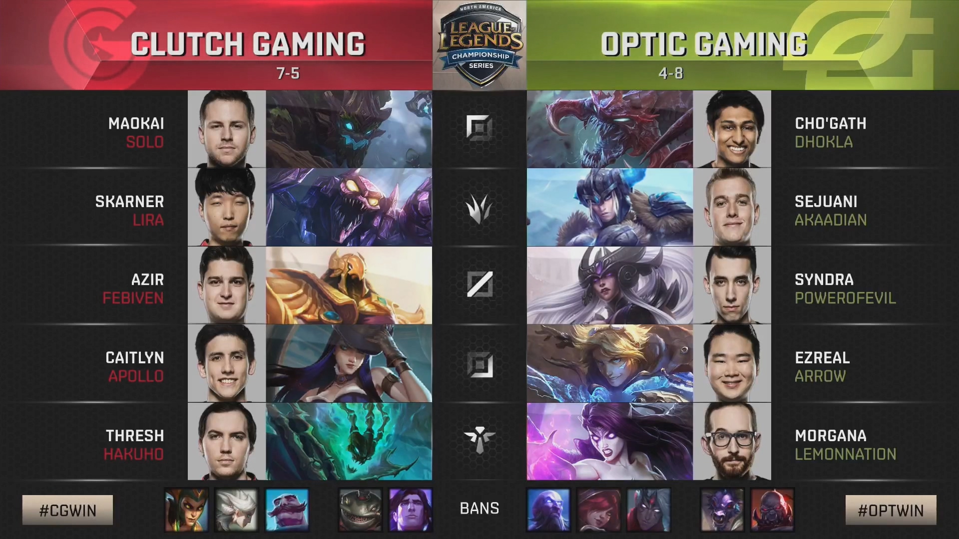 Clutch vs OpTic - 2018 NA LCS Spring Week 7 Day 1 썸네일