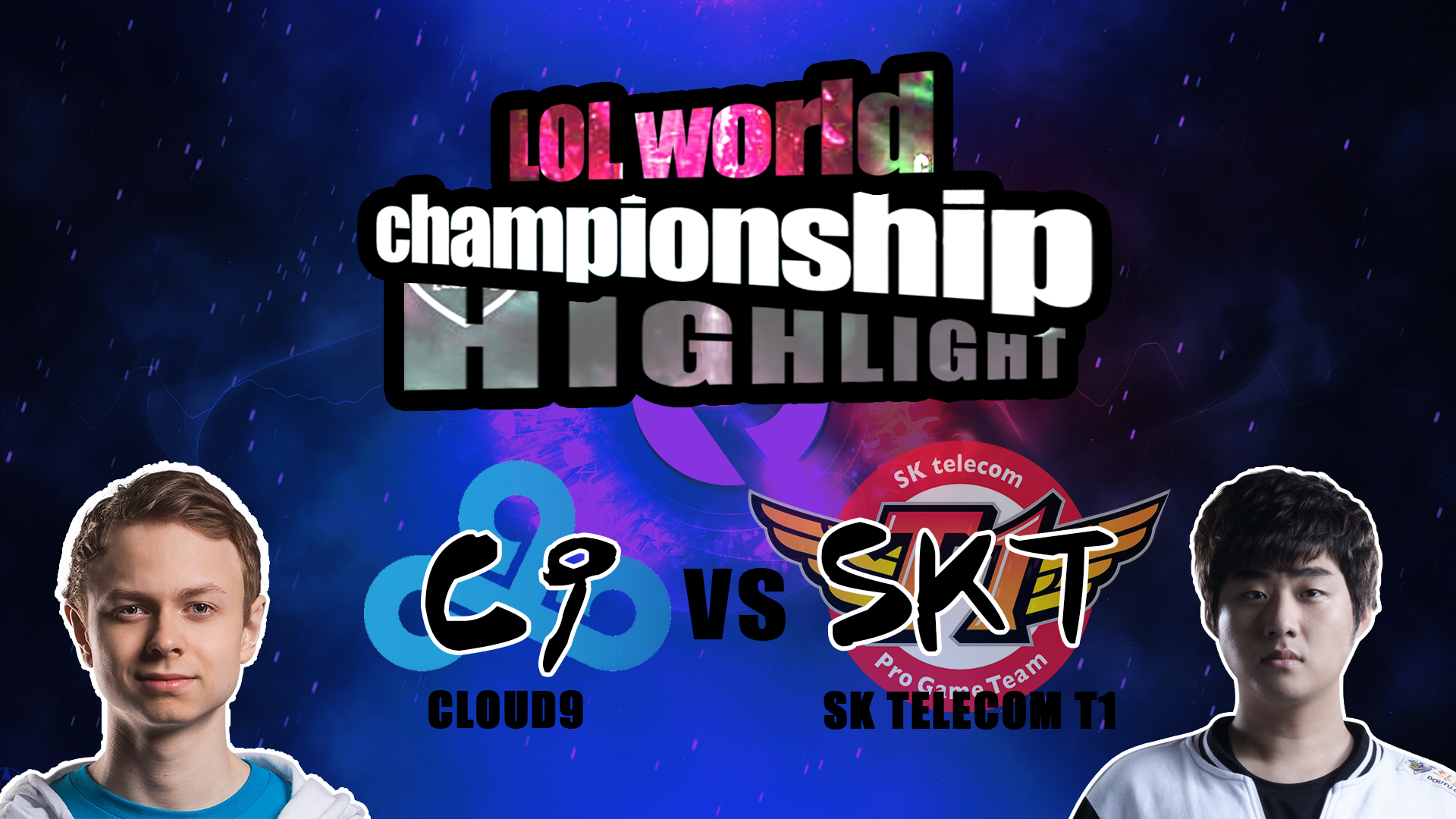 C9 vs SKT 하이라이트 [17.10.15] 2017 LoL World Championship Group Stage Day 7 썸네일