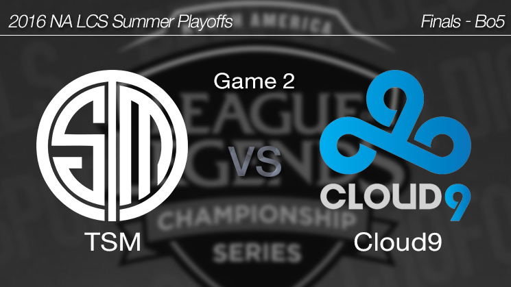 TSM vs Cloud9 2세트 - 2016 NA LCS Summer 결승전 썸네일