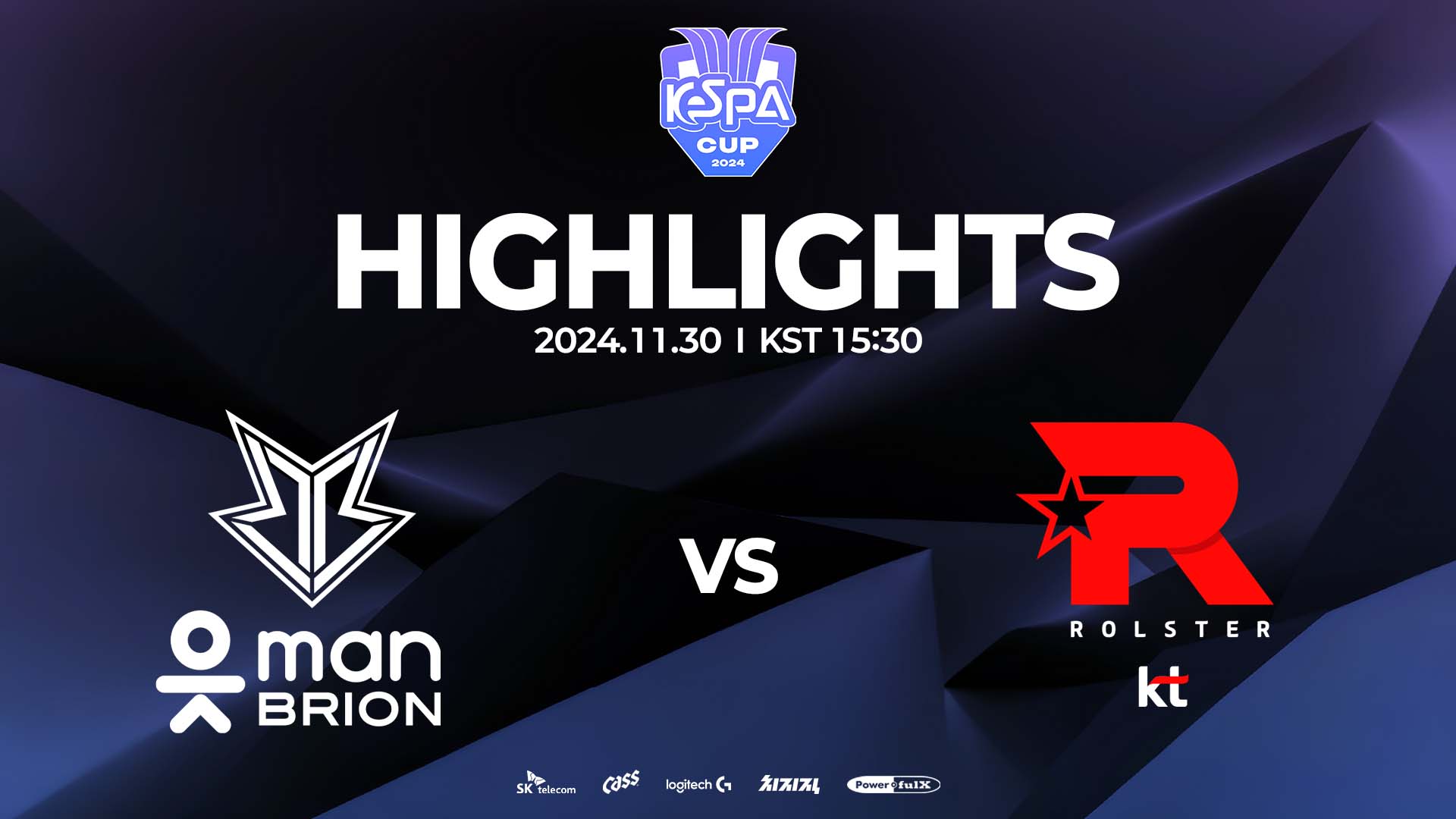 BRO vs. KT 하이라이트 | GROUP A MATCH 3 | 11.30 | 2024 LoL KeSPA Cup 썸네일