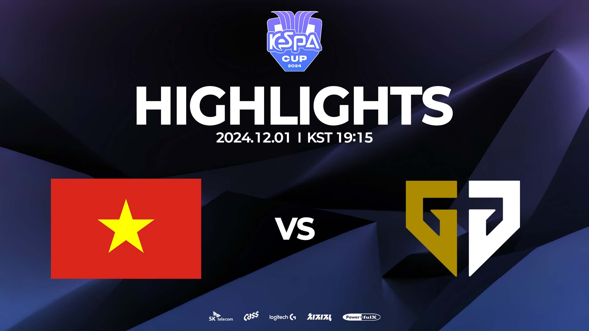 VIE vs. GEN 하이라이트 | GROUP B MATCH 14 | 12.01 | 2024 LoL KeSPA Cup 썸네일