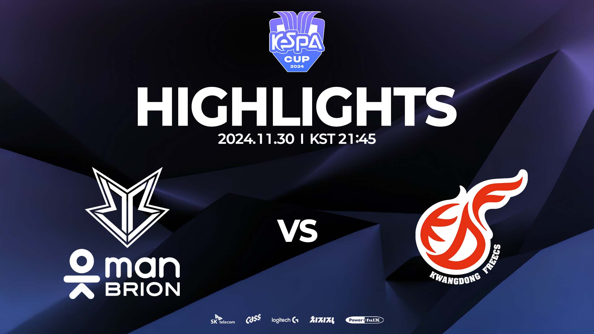 BRO vs. KDF 하이라이트 | GROUP A MATCH 8 | 11.30 | 2024 LoL KeSPA Cup 썸네일