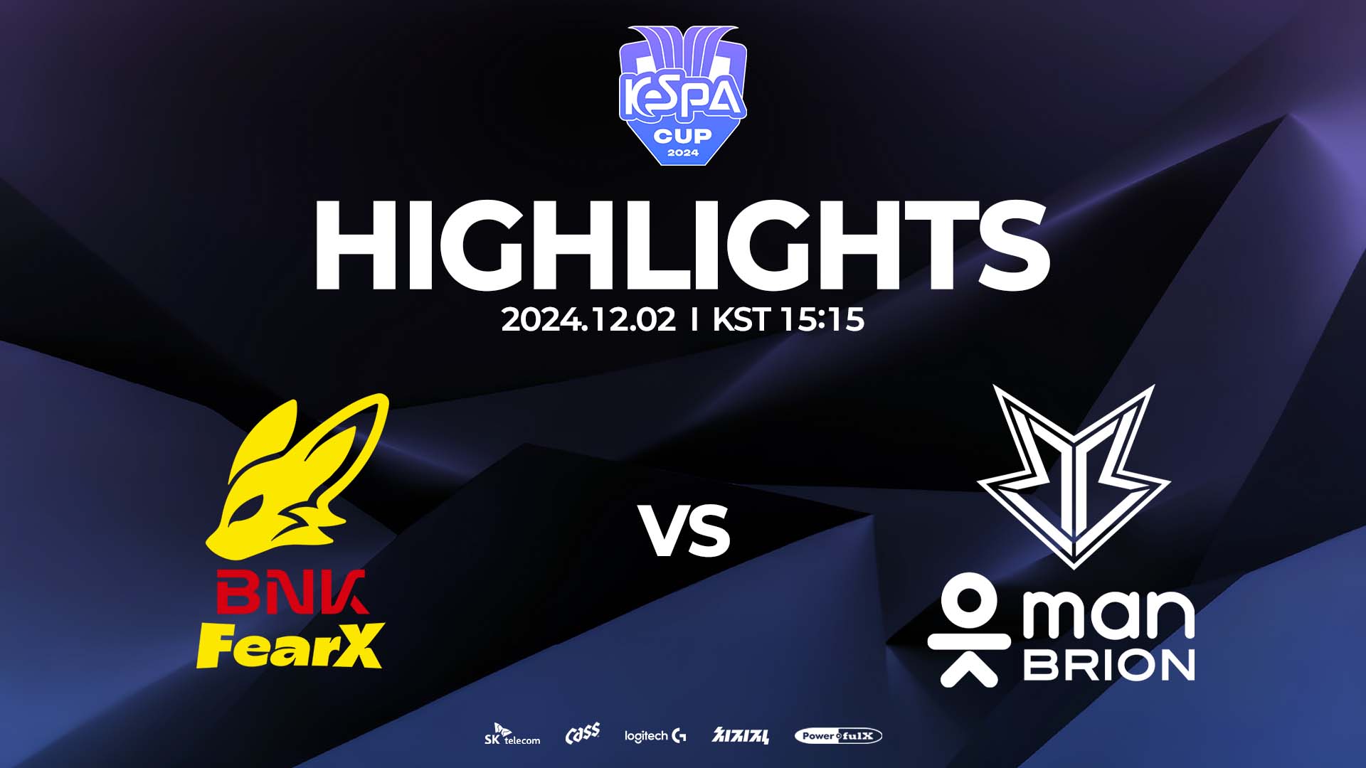 FOX vs. BRO 하이라이트 | GROUP A MATCH 18 | 12.02 | 2024 LoL KeSPA Cup 썸네일