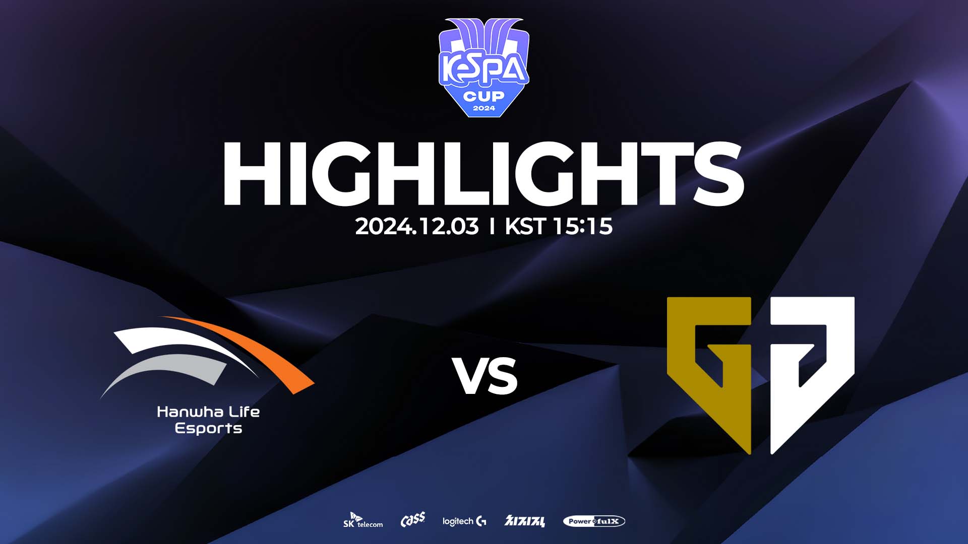 HLE vs. GEN 하이라이트 | GROUP B MATCH 25 | 12.03 | 2024 LoL KeSPA Cup 썸네일