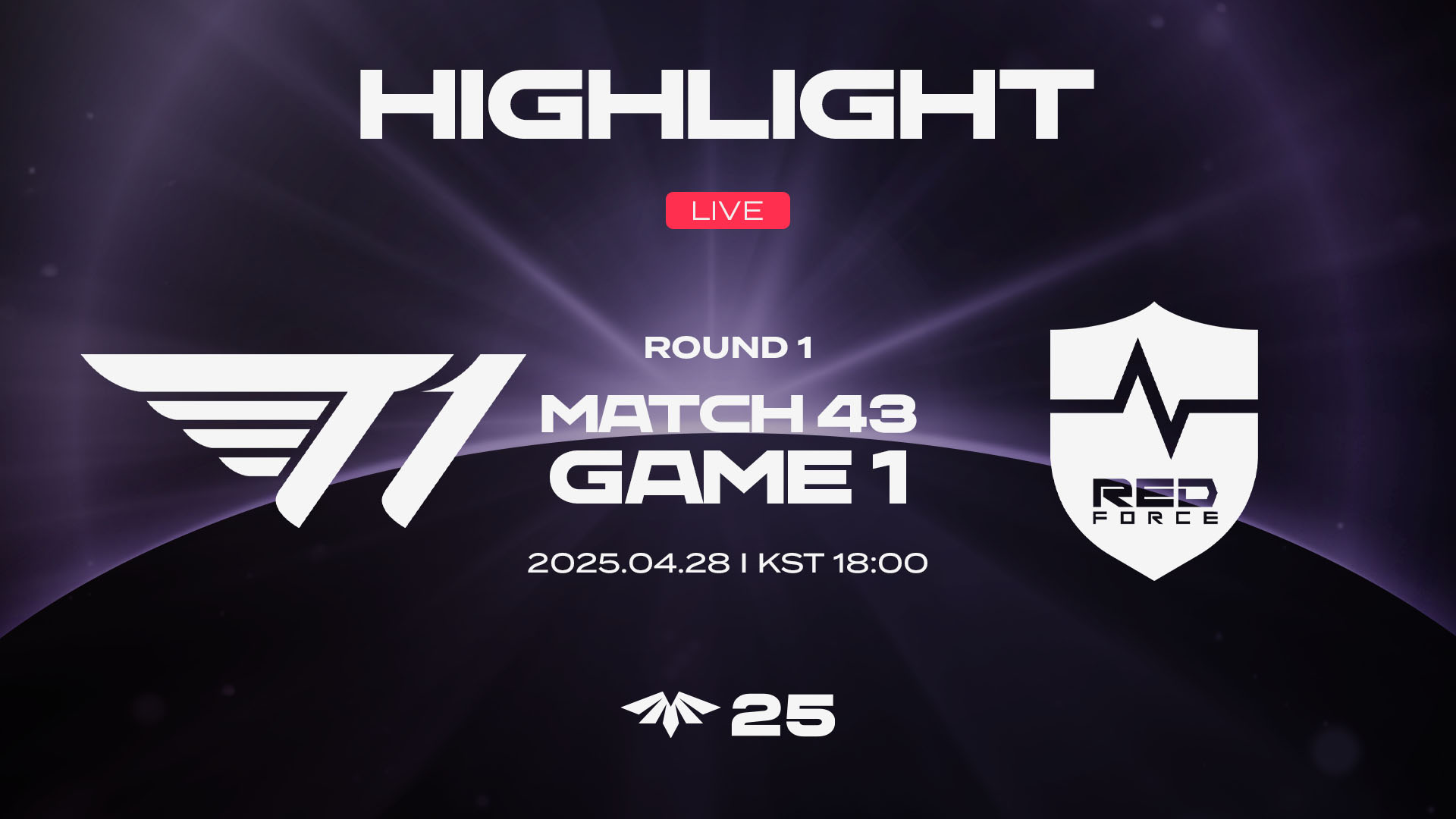 T1 vs NS 게임1 하이라이트 | 04.28 | 2025 LCK CL Round 1 썸네일