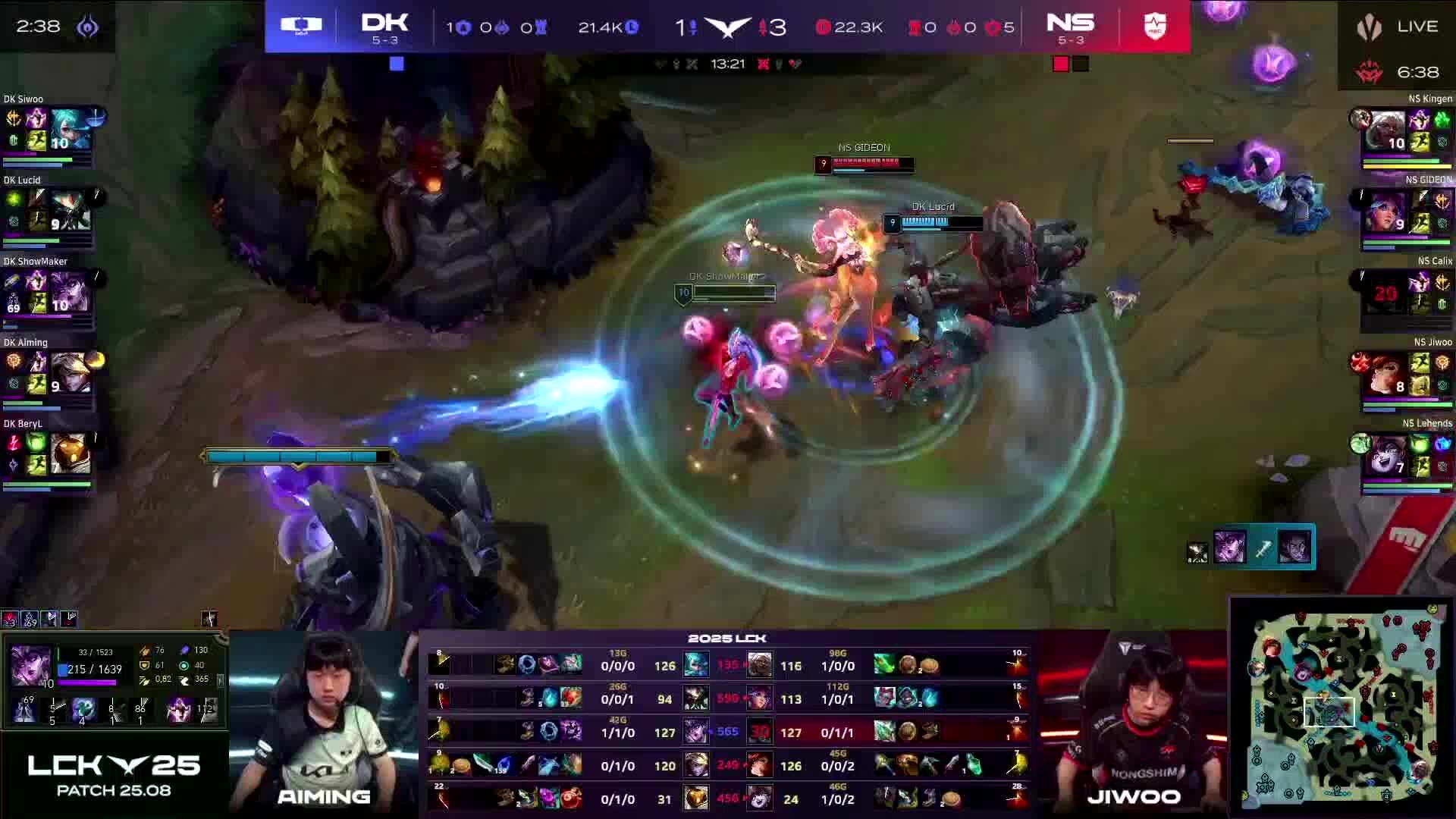 NS-DK 3세트 하이라이트ㅣ04.30ㅣ2025 LCK 썸네일