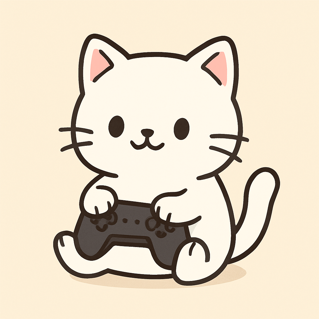 게임하는고양이