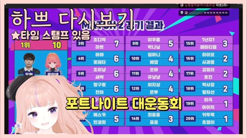 [25.7.13] [포트나이트 대운동회] 