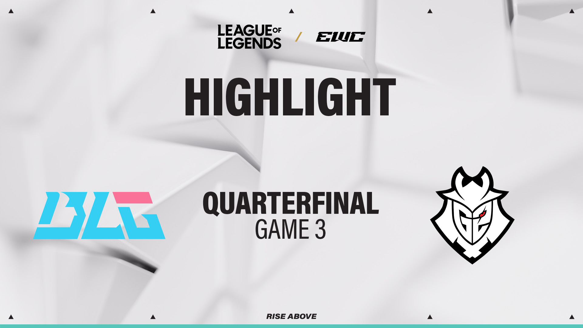 BLG vs G2 게임3 하이라이트 | League of Legends | EWC 2025 썸네일