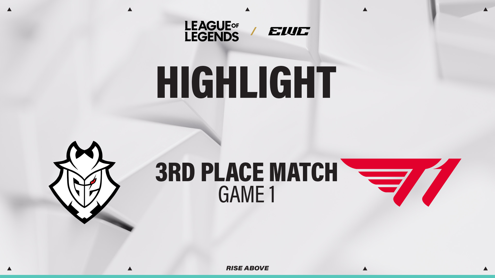 [1세트 하이라이트] G2 vs T1 | League of Legends | EWC 2025 썸네일