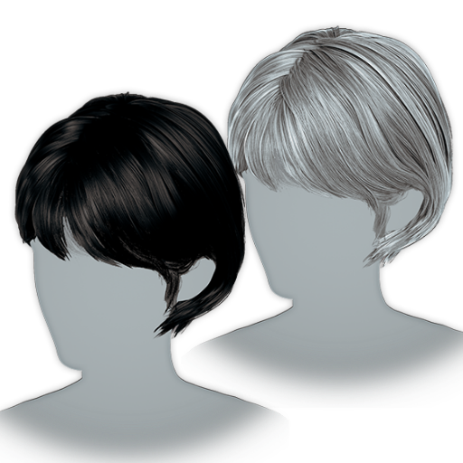 헤어 염색약 '베이직 블랙' X1,  '베이직 화이트'X1