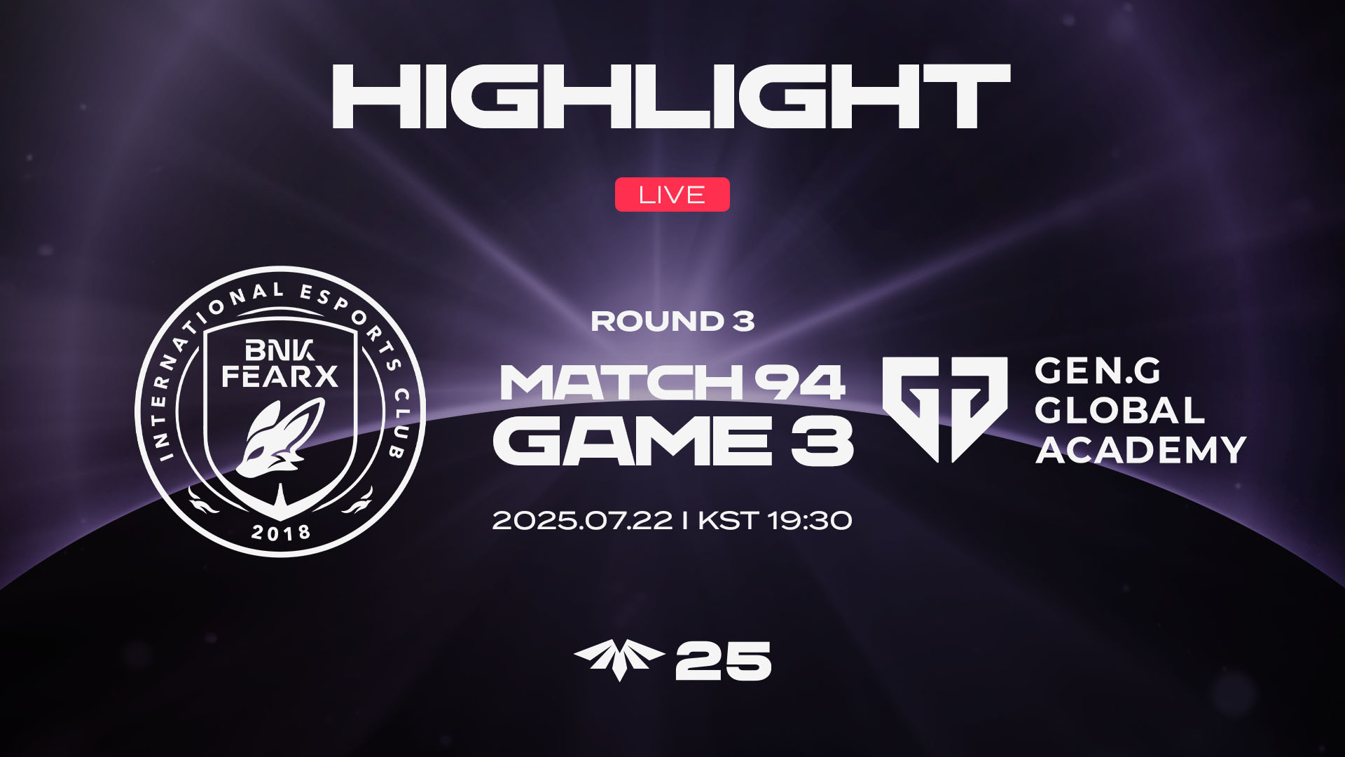 BFX vs GEN 게임3 하이라이트 | 07.22 | 2025 LCK CL Round 3 썸네일