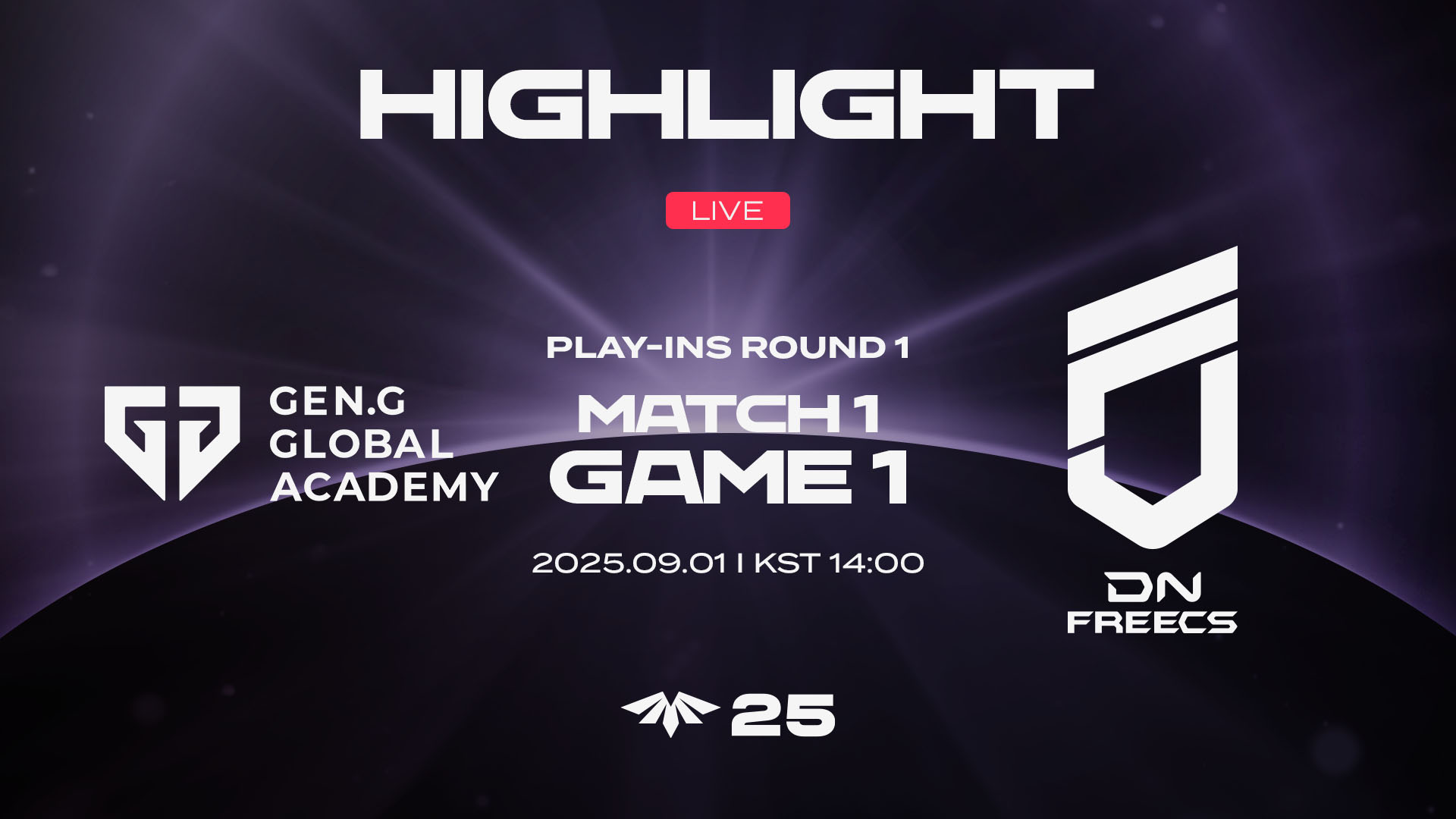 GEN vs. DNF 게임1 하이라이트 | 09.01 | 2025 LCK CL PLAY-INS ROUND 1 썸네일