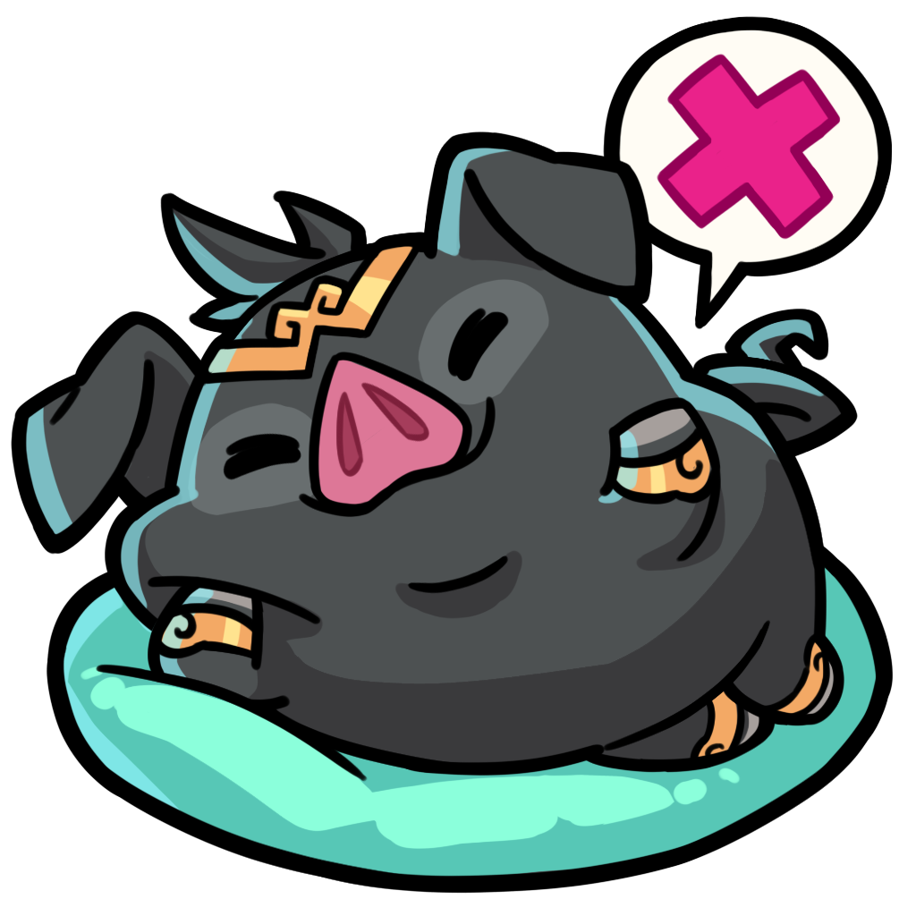 [스프레이] 꿀꿀이 - 넌 안 돼지