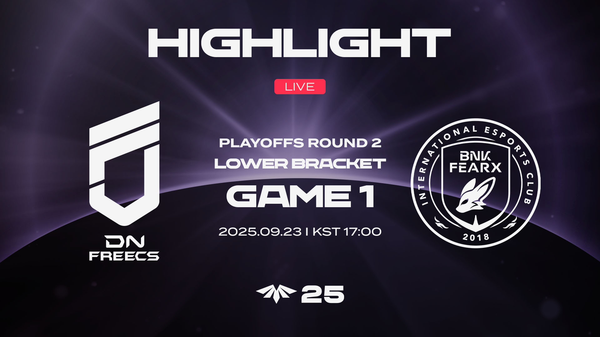 DNF vs. BFX 게임1 하이라이트 | 09.23 | 2025 LCK CL PLAYOFFS ROUND 2 썸네일