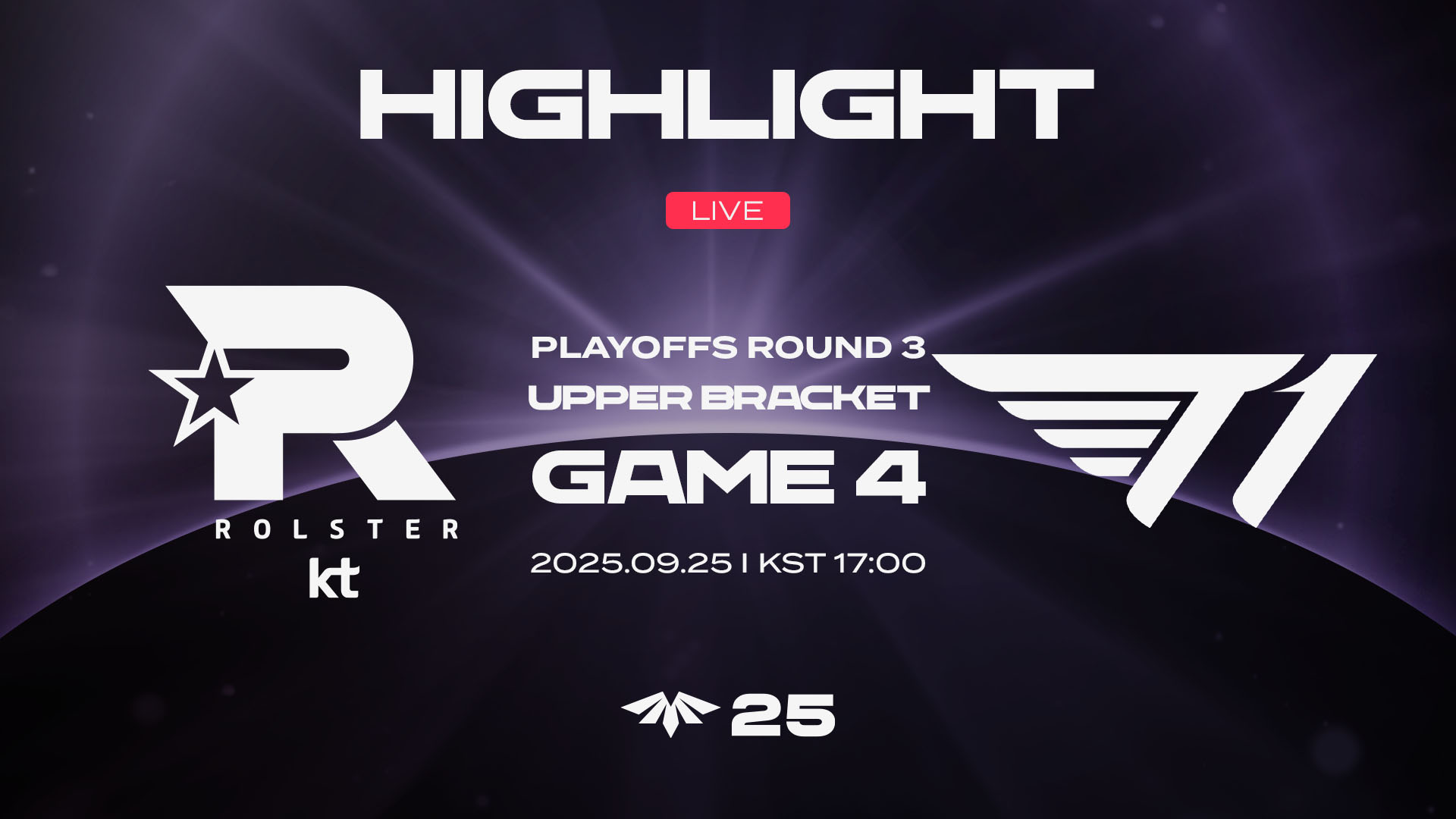 KT vs. T1 게임4 하이라이트 | 09.25 | 2025 LCK CL PLAYOFFS ROUND 3 썸네일