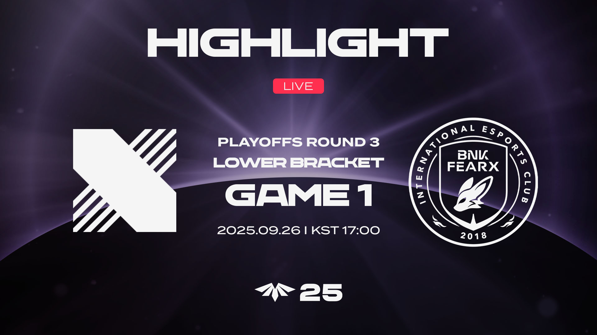 DRX vs. BFX 게임1 하이라이트 | 09.26 | 2025 LCK CL PLAYOFFS ROUND 3 썸네일