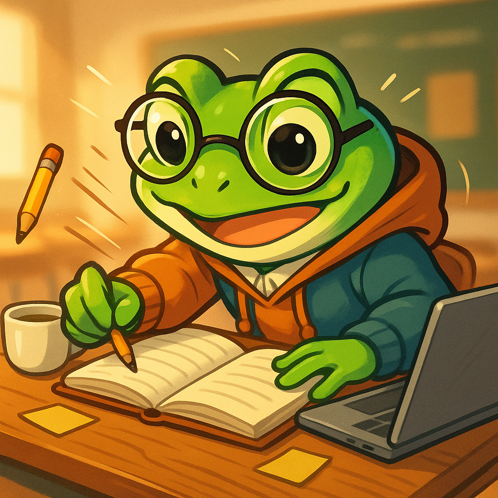 공부하는개구리