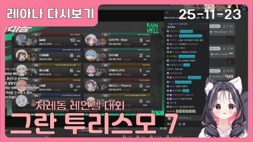 💖 치레동 대회 1등이야! 다들 너무 고마워! ( w. 형독, 해마티엘, 유영혁, 오단밍, 늦잠 )