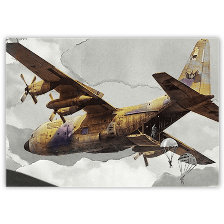 공중보급 콜라주 네임플레이트