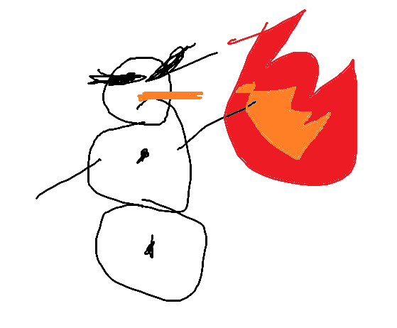 눈사람의파이어볼