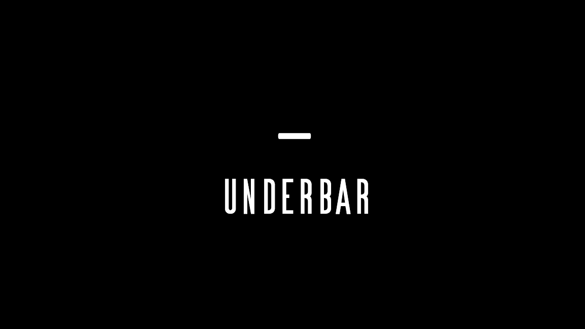 under bar