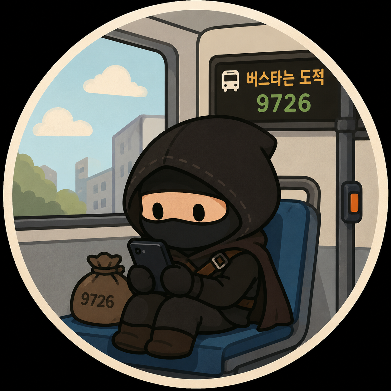 버스타는 도적 9726