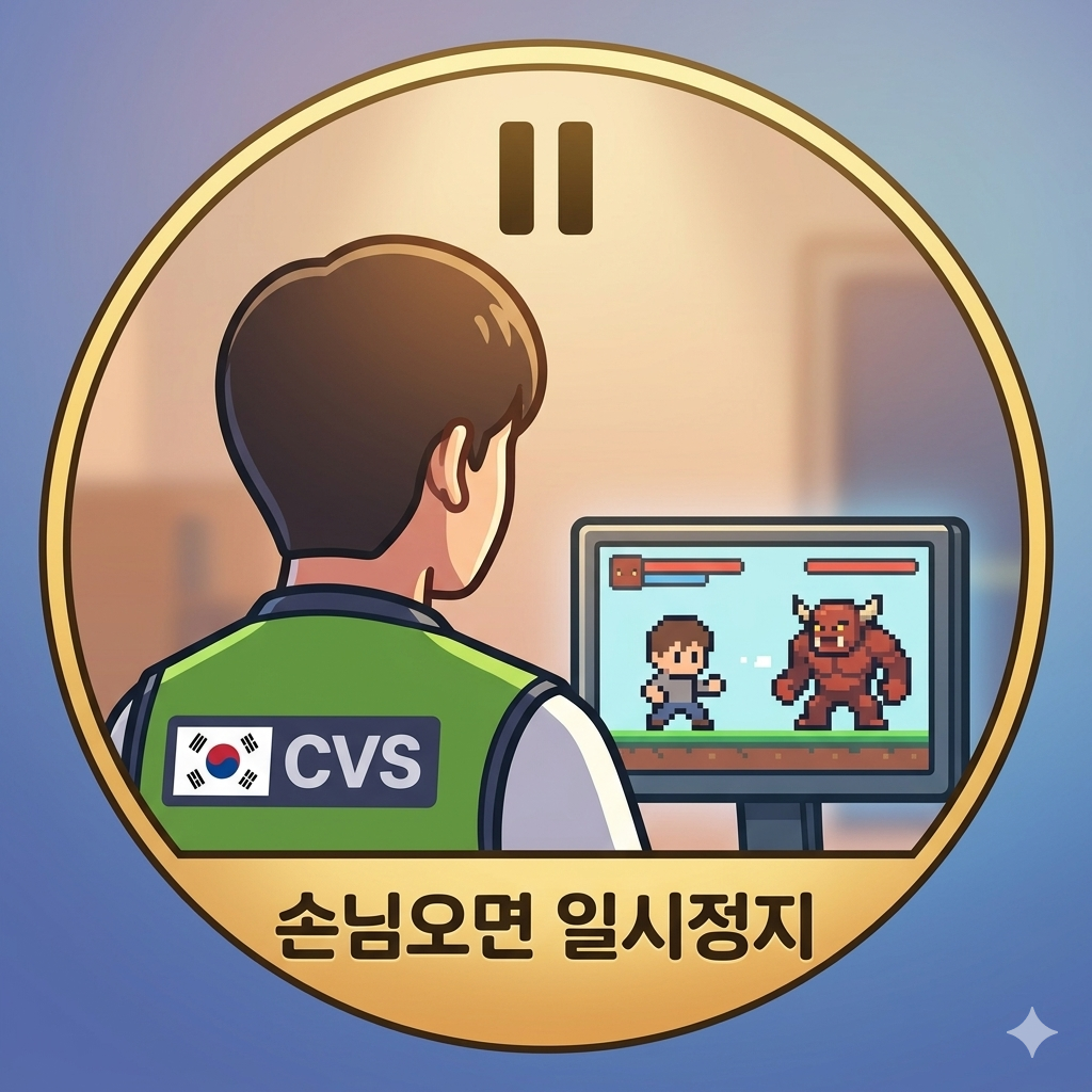손님오면일시정지