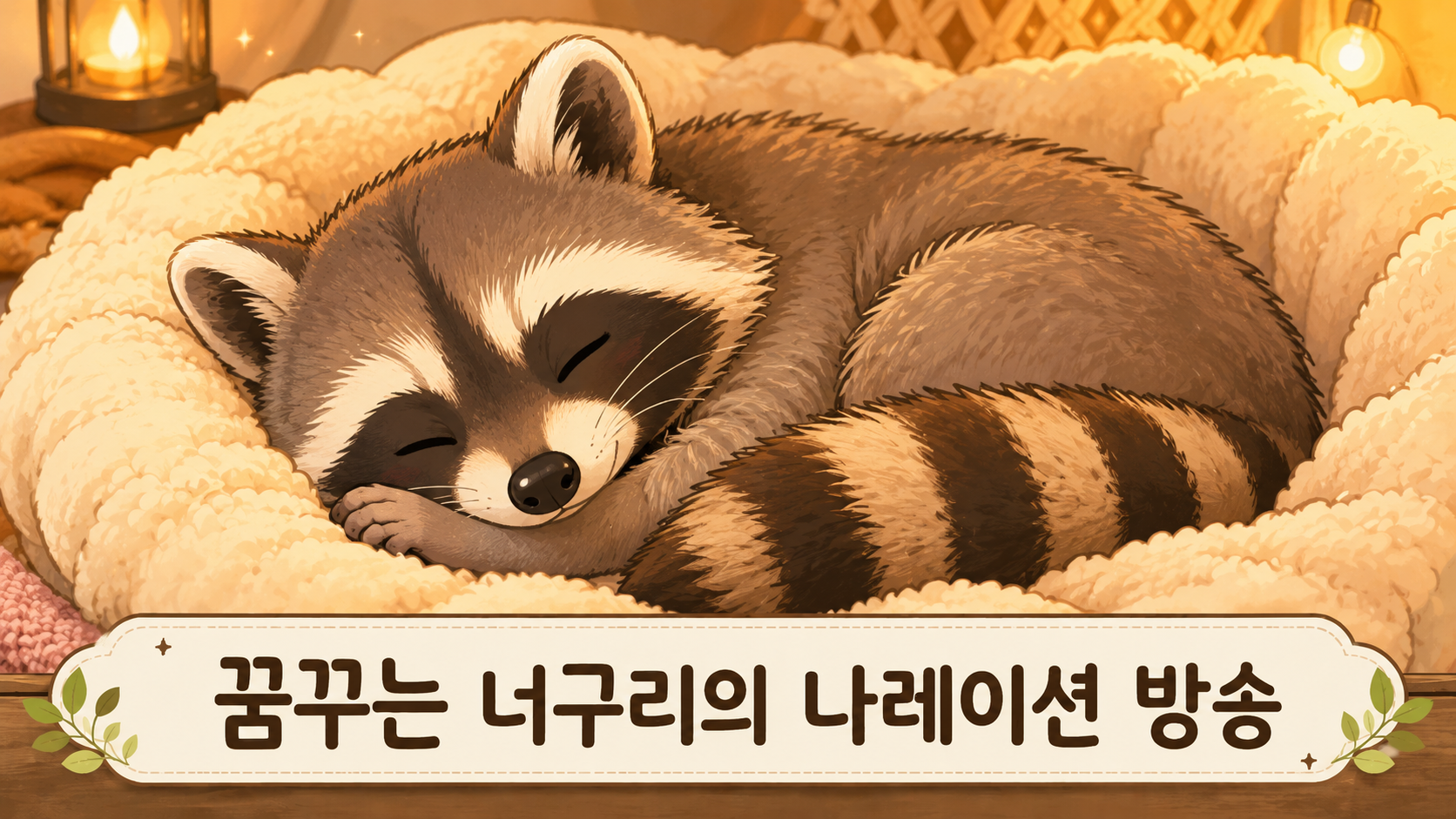 꿈꾸는 너구리