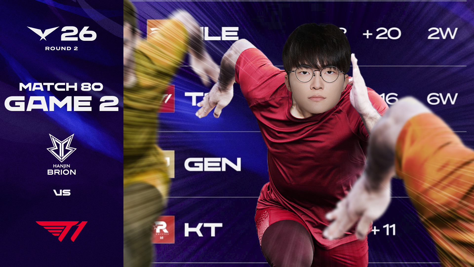 게 섰거라 | BRO vs T1 게임 2 하이라이트 | 2026 LCK 썸네일