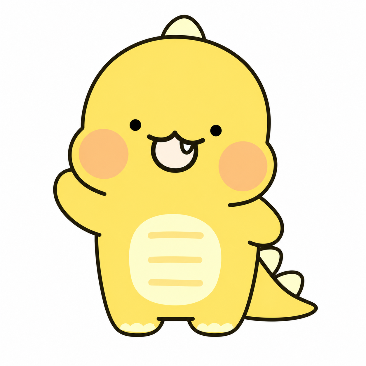 노란아기공룡