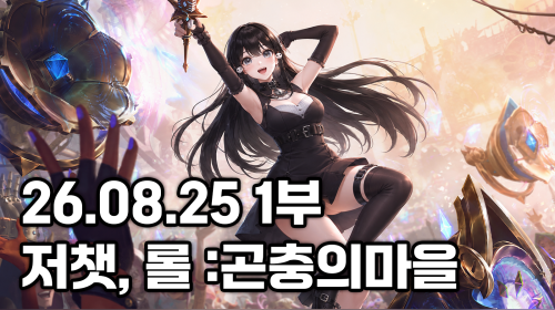 독케익 - 26.08.25 1부 저챗, 롤