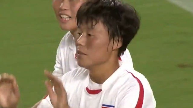 '북한 여자 축구 잘하네' 미얀마-북한 골 모음