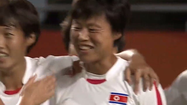 '압도적인 제공권' 최금옥의 헤딩 득점