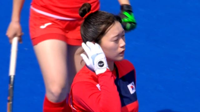 '연속 페널티 코너' 상대의 골문을 위협하는 대한민국