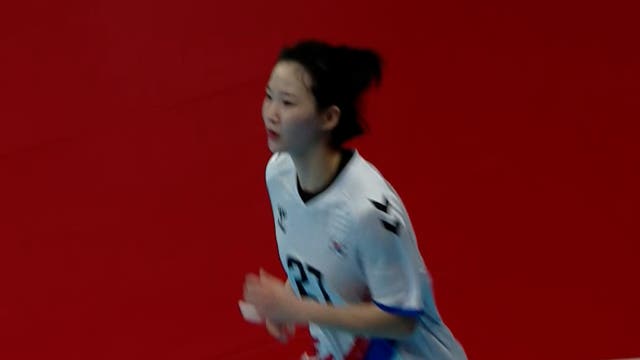 '심상치 않은 활약' 3연속 득점으로 코트를 누비는 전지연
