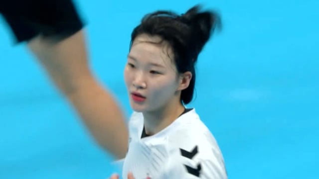 '24 대 8' 엄청난 점수 차로 전반을 끝내는 대한민국