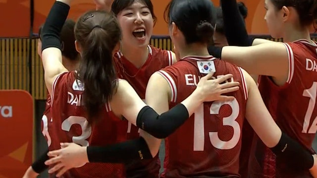 대한민국 여자 배구 준결승 진출!