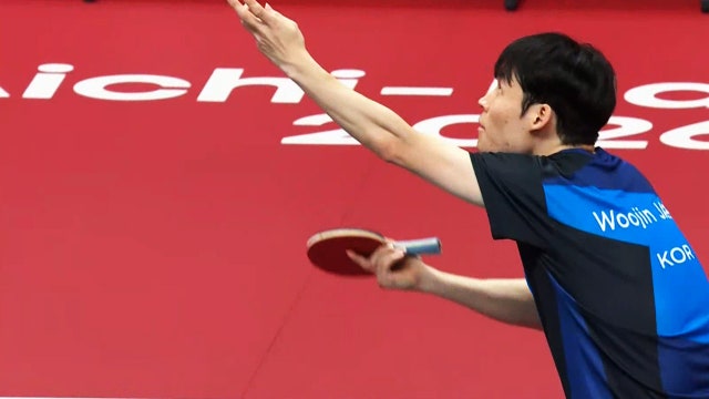 '순삭' 빠르게 첫 게임 가져오는 장우진!