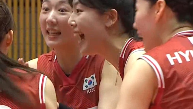 '다시 중앙 활용!' 속공을 이용하는 대한민국