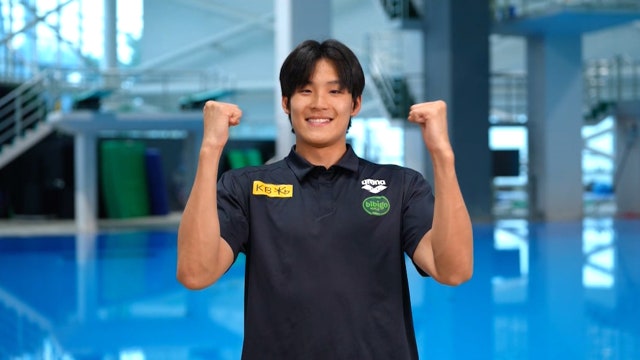 '금메달은 나의 것' 패기 넘치는 김영범의 삼행시
