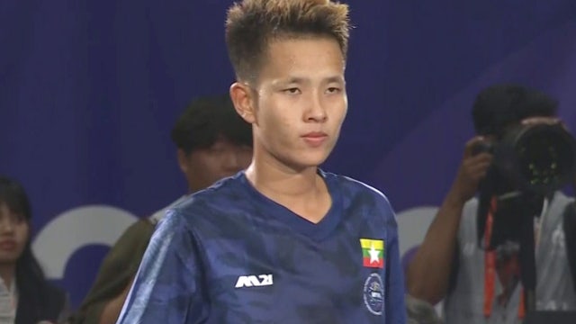 '강력한 서브!' 킨 닌 와이, 서브에이스에 이은 3연속 득점!