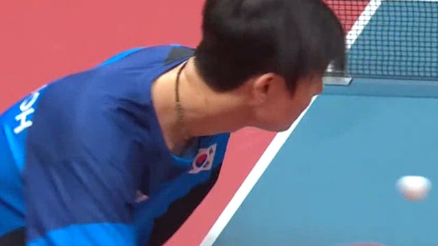 '부자 은메달리스트' 오준성의 마무리로 단체전 첫 승!