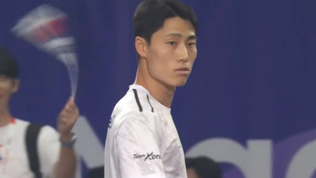 '강력한 한 방!' 결승전 첫 득점을 만드는 이준석