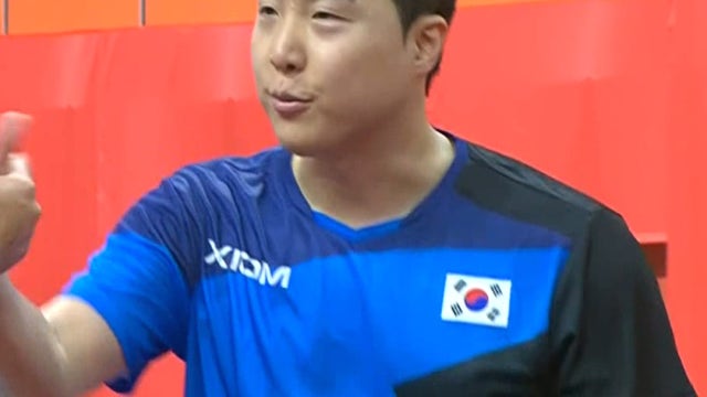 '다양한 기술 시도' 두 번째 승리를 가져오는 임종훈