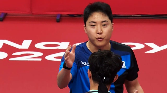 '역시 승리!' 어렵지 않게 3게임을 가져온 임종훈
