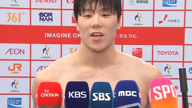 '만족스러운 결과' 동메달을 목에 걸게 된 지유찬