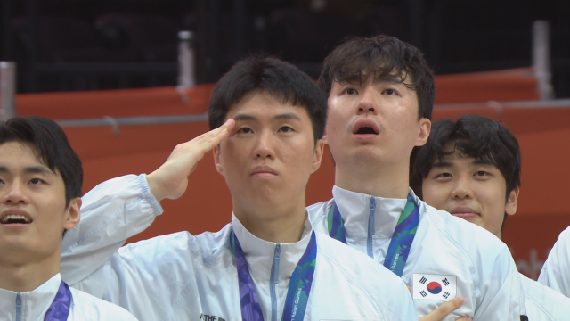 오랫동안 기다리셨습니다 농구 남자 금메달 시상식[2026 아이치-나고야 아시안게임]
